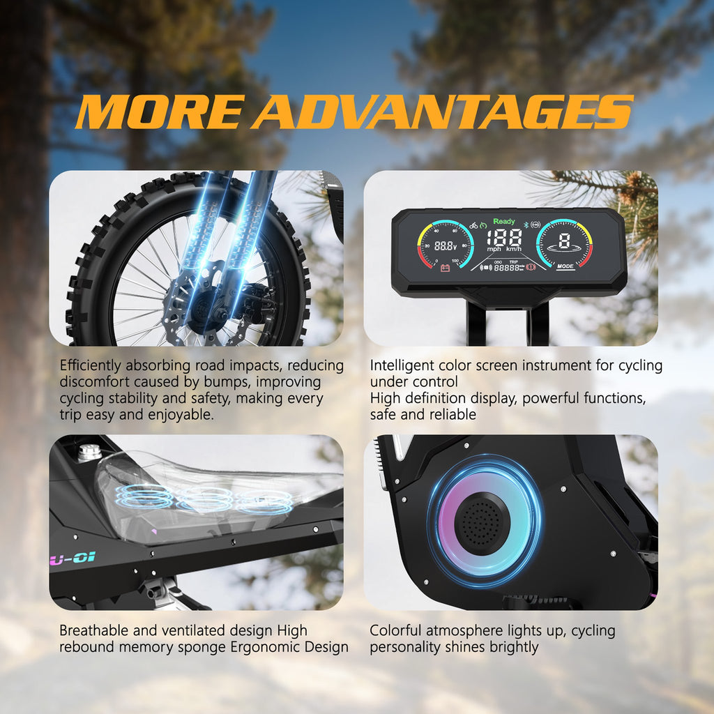 48V 27Ah Off-Road Electric Dirt Bike