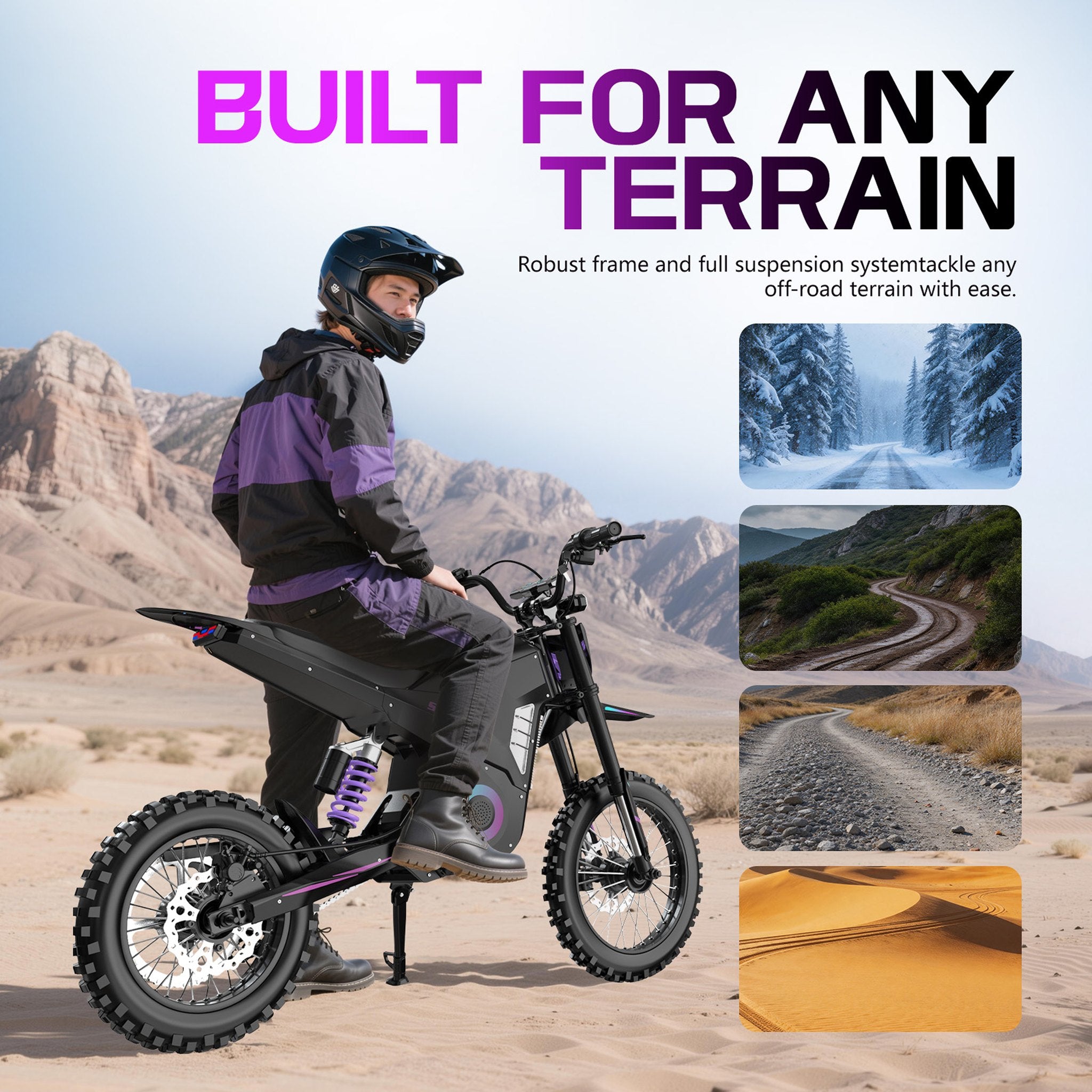 SU-01 48V 30Ah Electric Dirt Bike