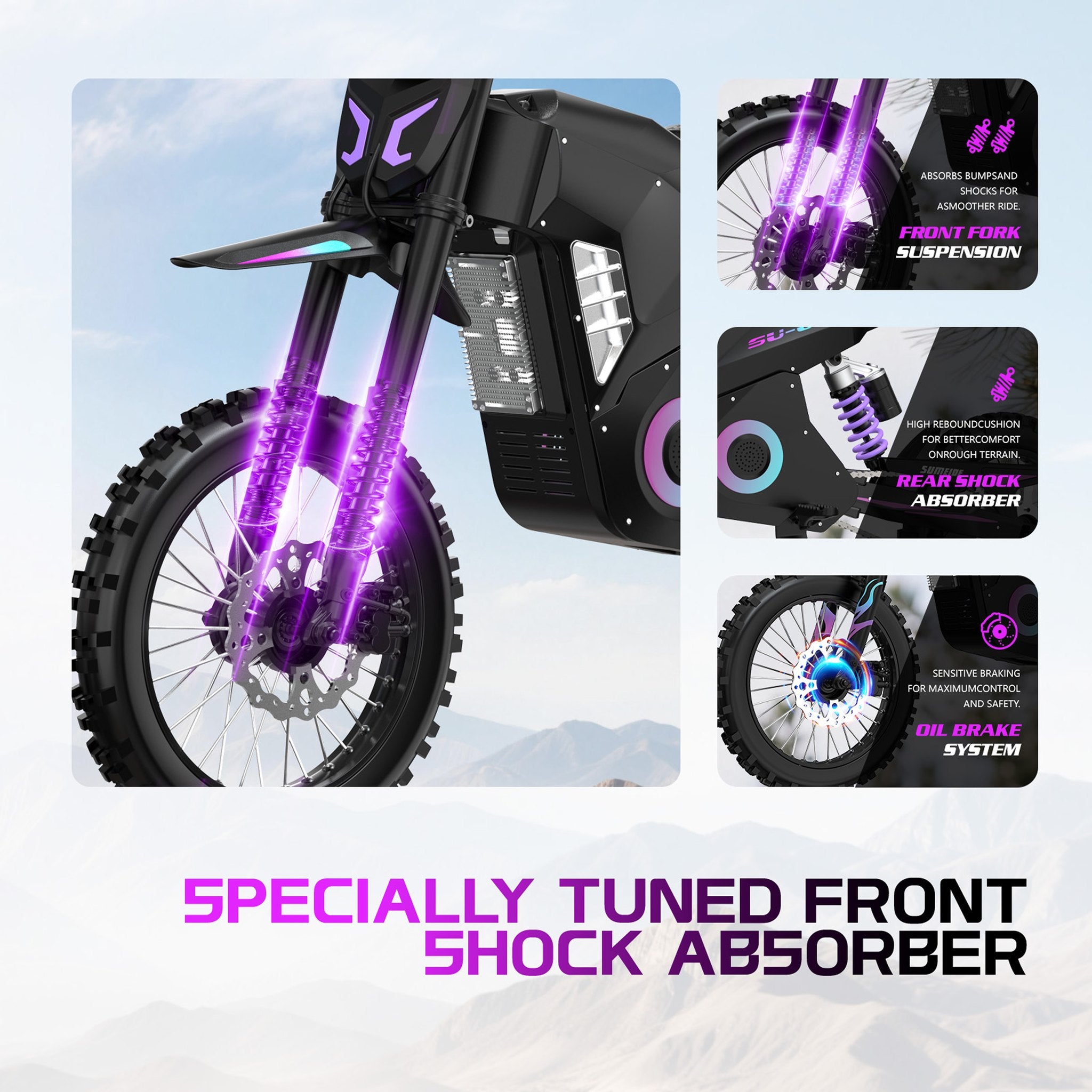 SU-01 48V 30Ah Electric Dirt Bike